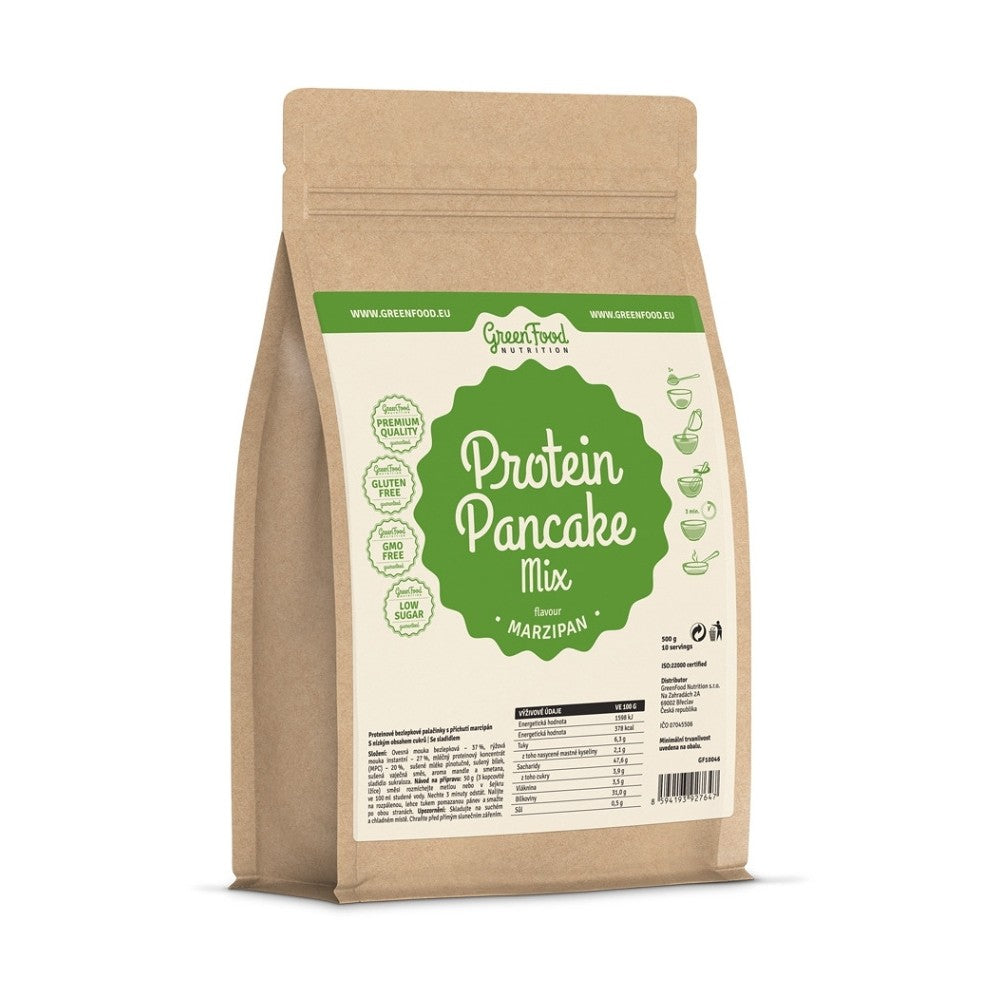 Greenfood Pancake Proteici di Marzapane 500 g — Integratore Proteico