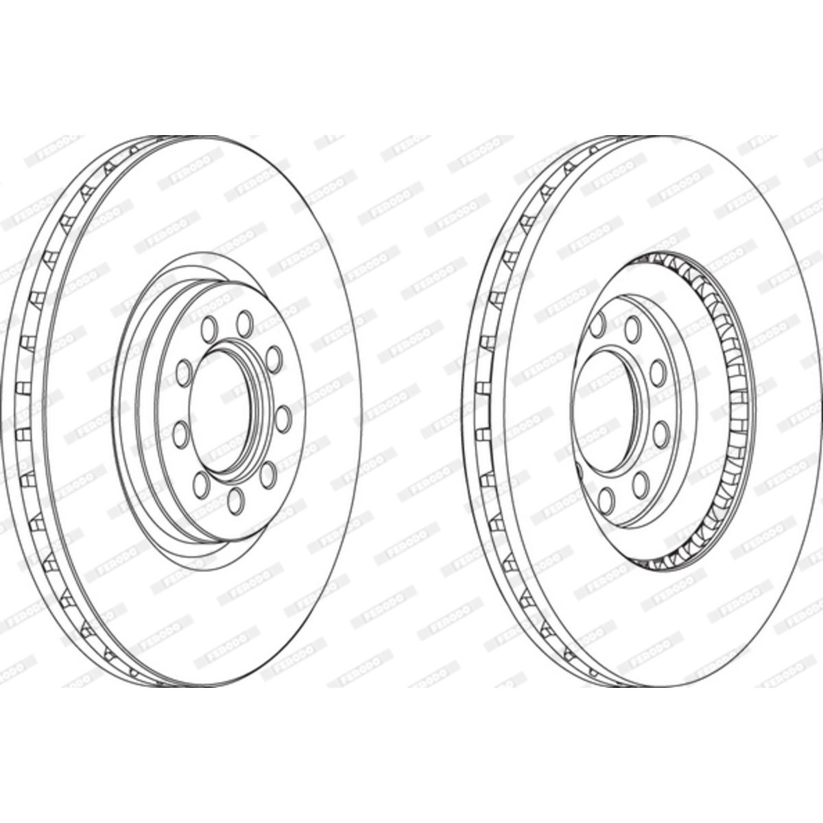 Jarrulevy FERODO FCR317A