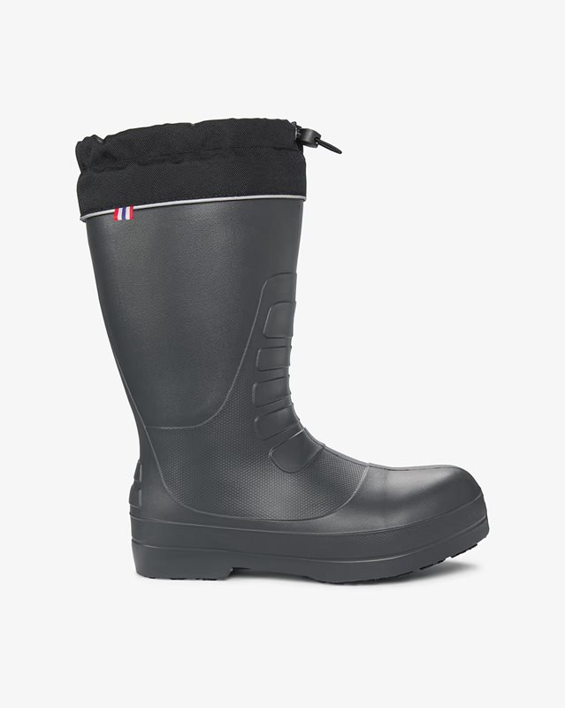 Viking Norse Tall Boot Charcoal/Black - 45
