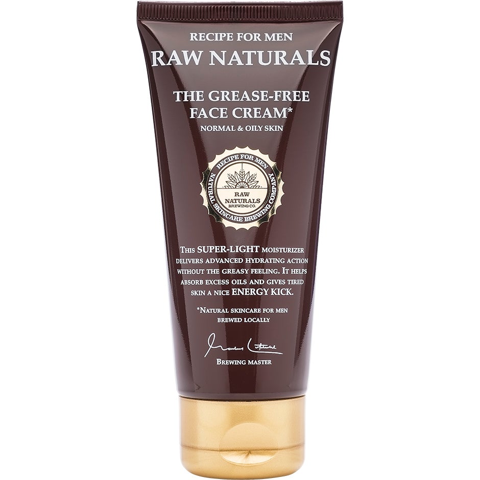 Raw Naturals Raw Naturals Recipe For Men The Grease-Free Face Cream 100 ml