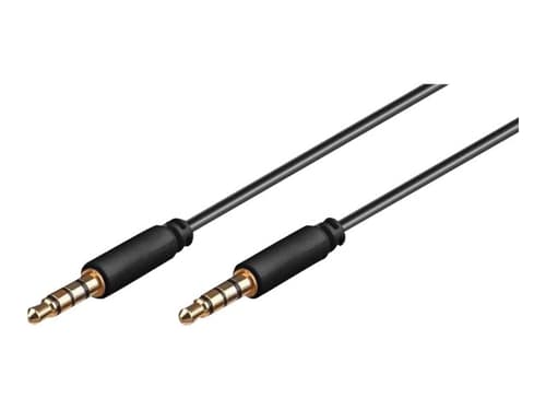 Microconnect Ipod017 Audiokaapeli 1,5 M 3.5mm Musta 1.5m 3,5mm 3,5mm