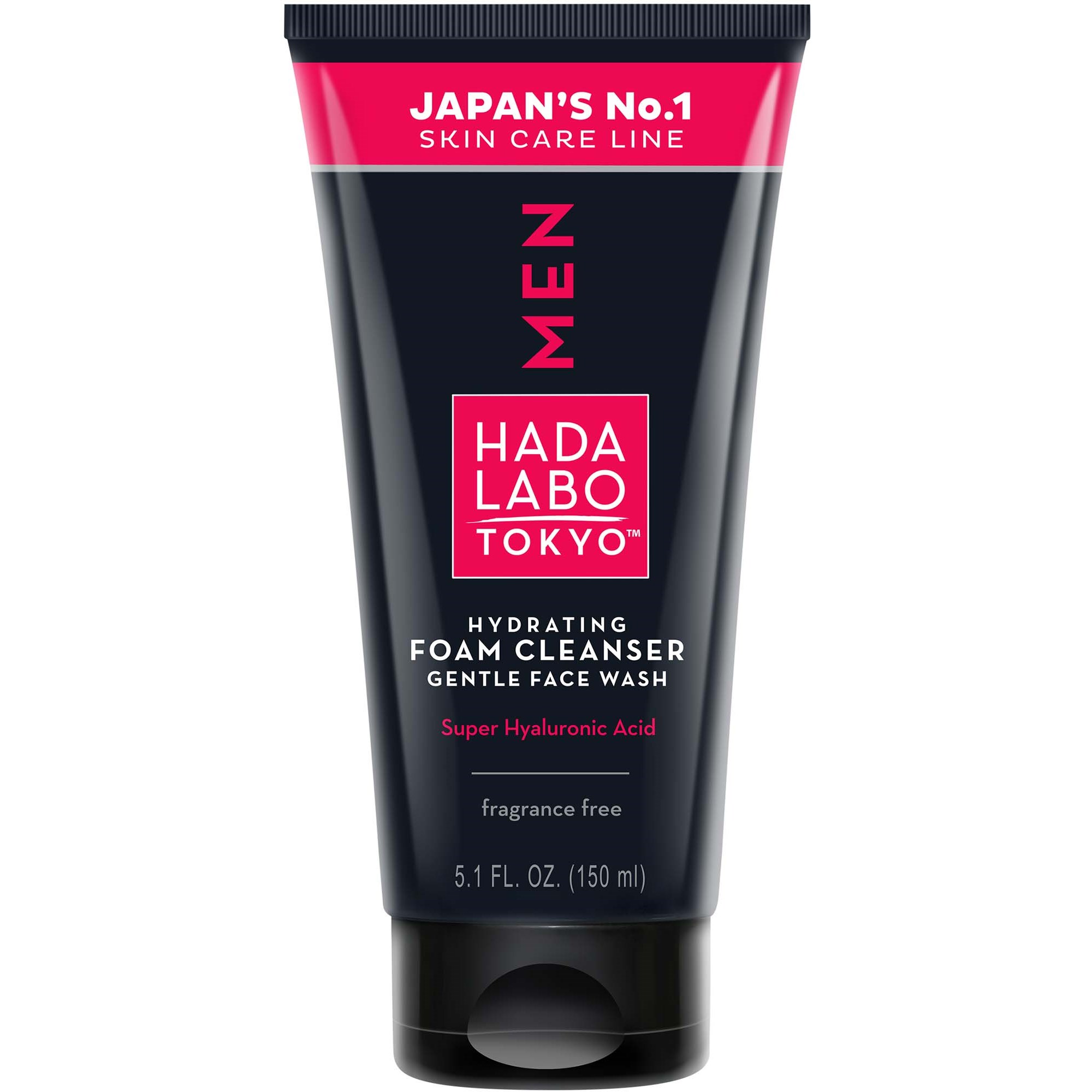 HADA LABO TOKYO MEN Hydrating Foam Cleanser Gentle Face Wash 150ml