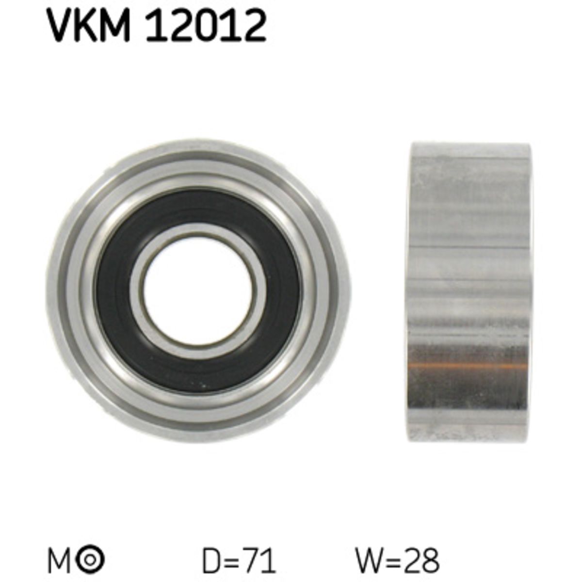 Kiristysrulla, hammashihnat SKF VKM 12012