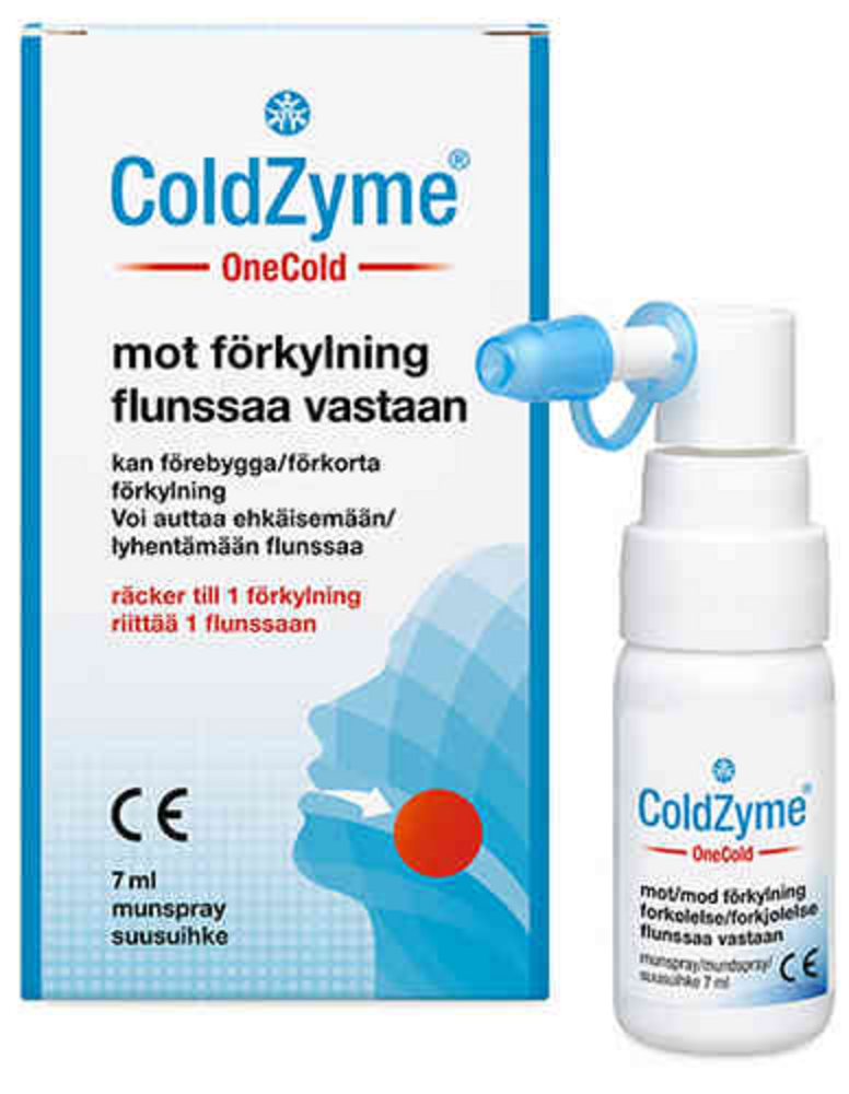 Coldzyme flunssaa vastaan 7 ml suusuihke