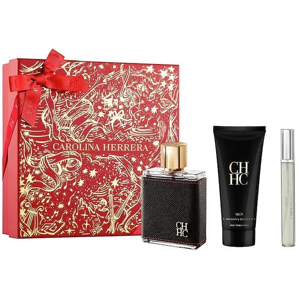 Carolina Herrera CH Men Eau de Toilette Spray 100ml 3 kappaleen setti