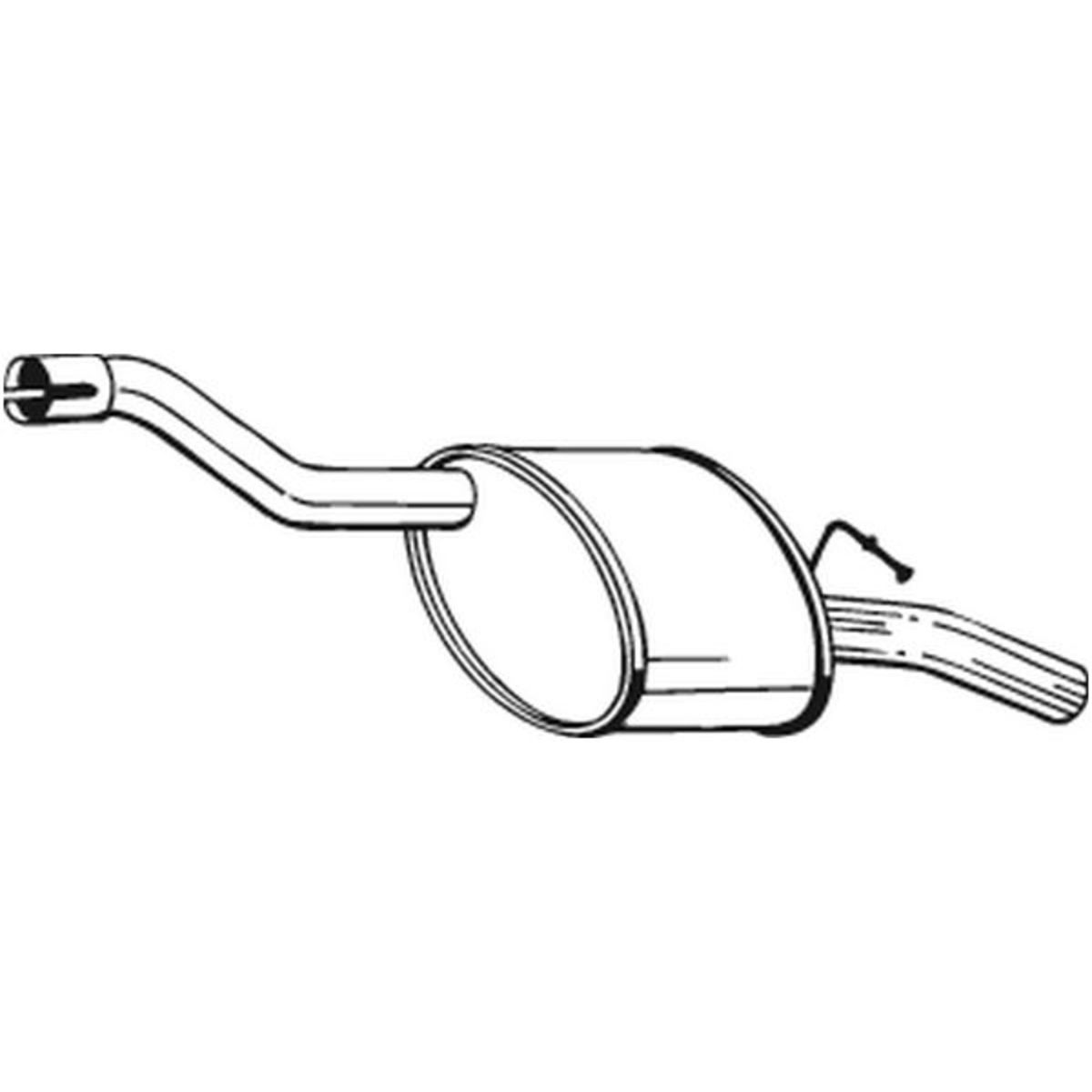 Takaäänenvaimentaja BOSAL 154-607