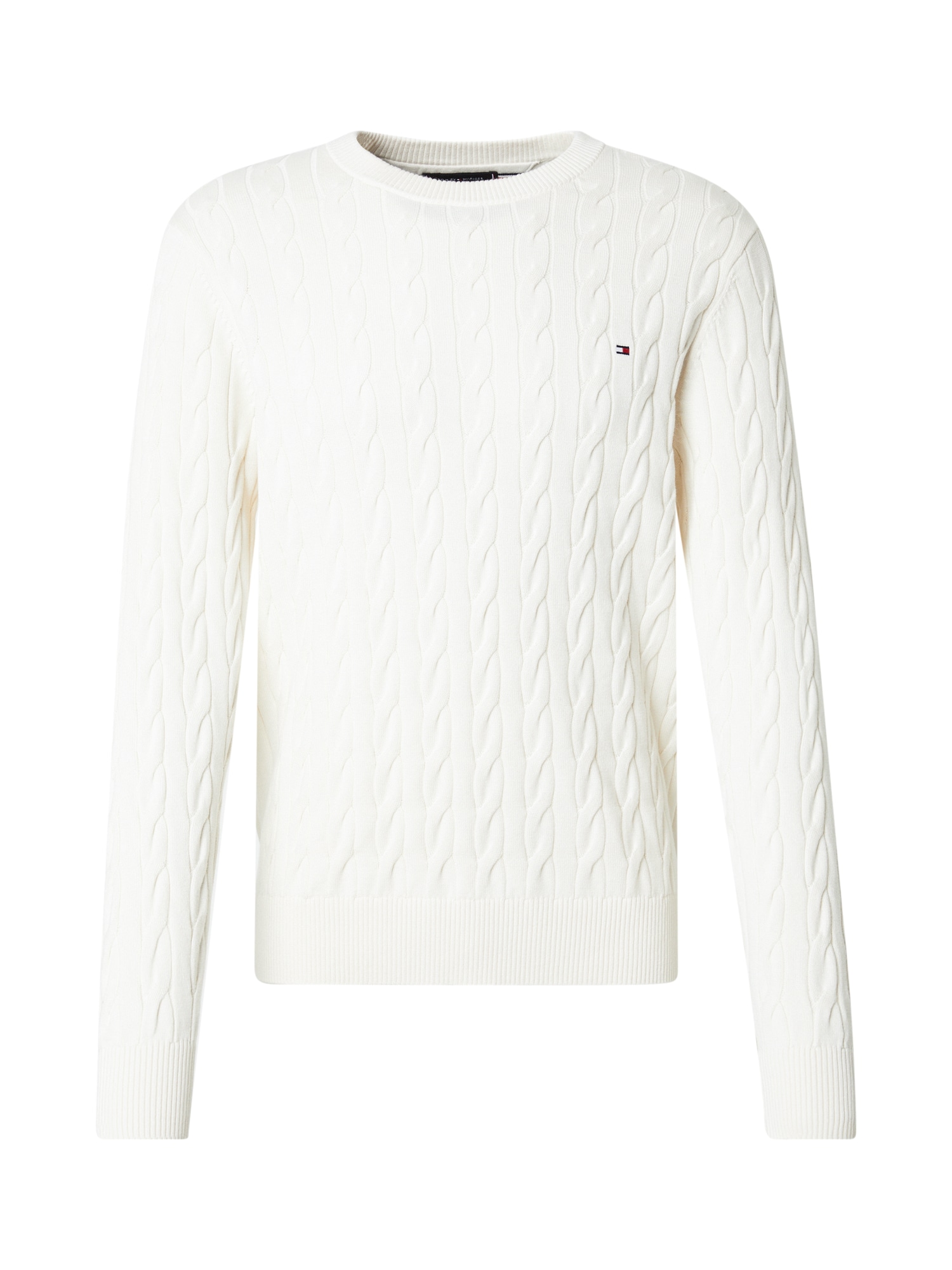 Neulepusero Tommy Hilfiger  CLASSIC COTTON CABLE CREW NECK  EU L