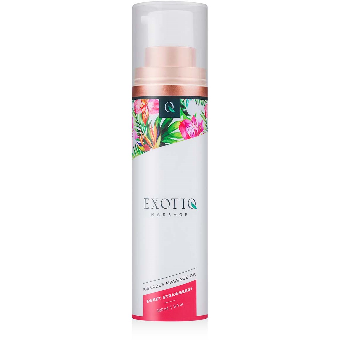 Exotiq Massage Oil Sweet Strawberry 100 ml Mansikka Hierontaöljy