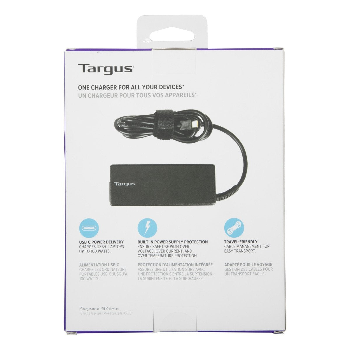 Targus power adapter - USB-C - 100 Watt