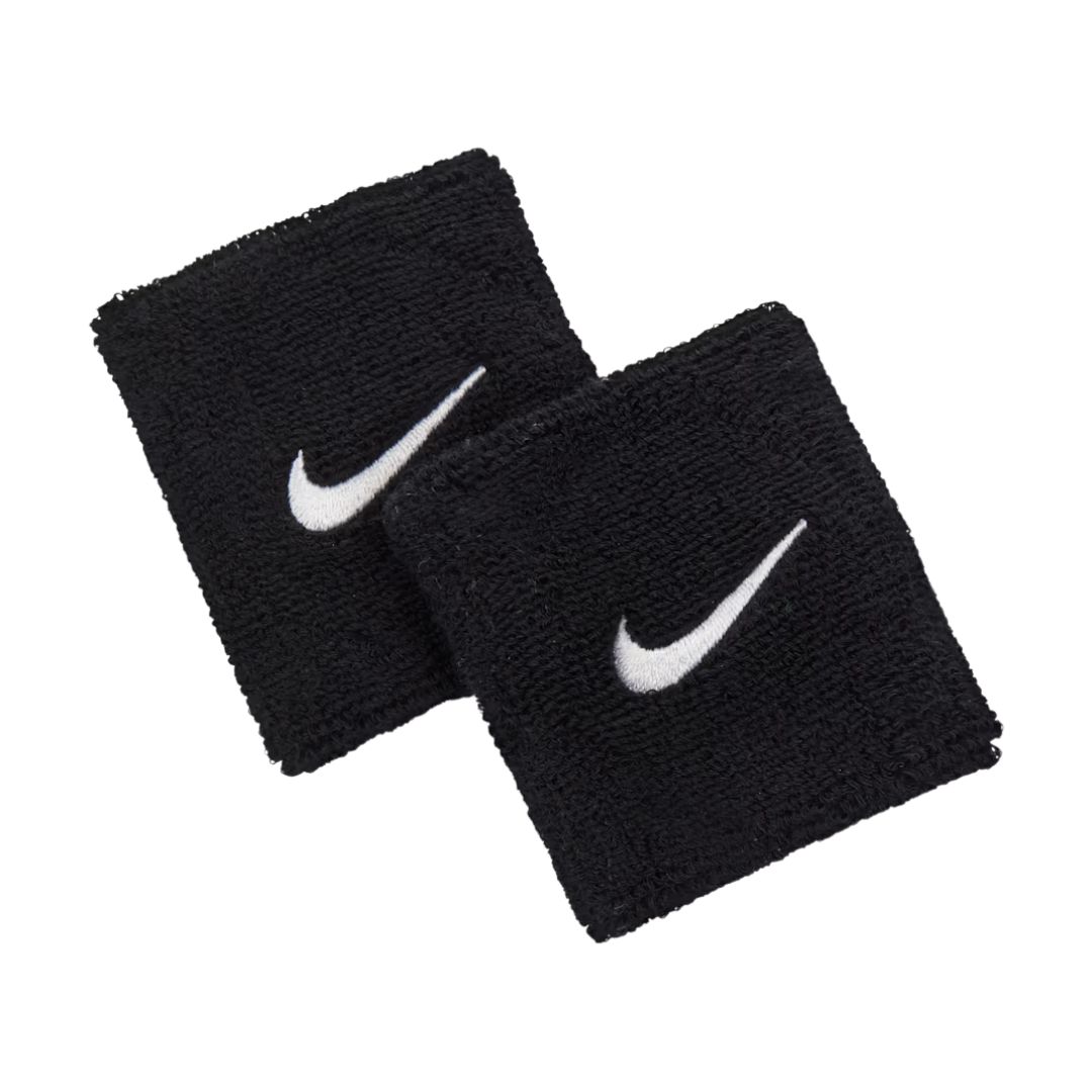 Nike Swoosh Classic Wristband 2-Pack K. ONE SIZE Musta Unisex