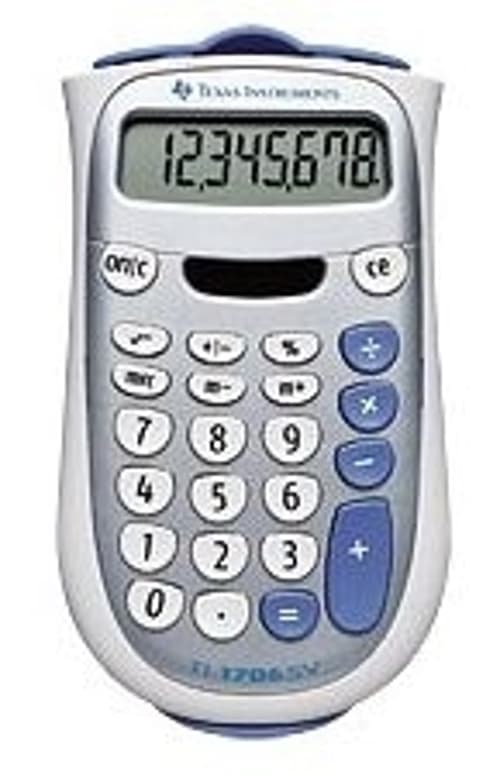 Texas Calculator Ti-1706sv Solar