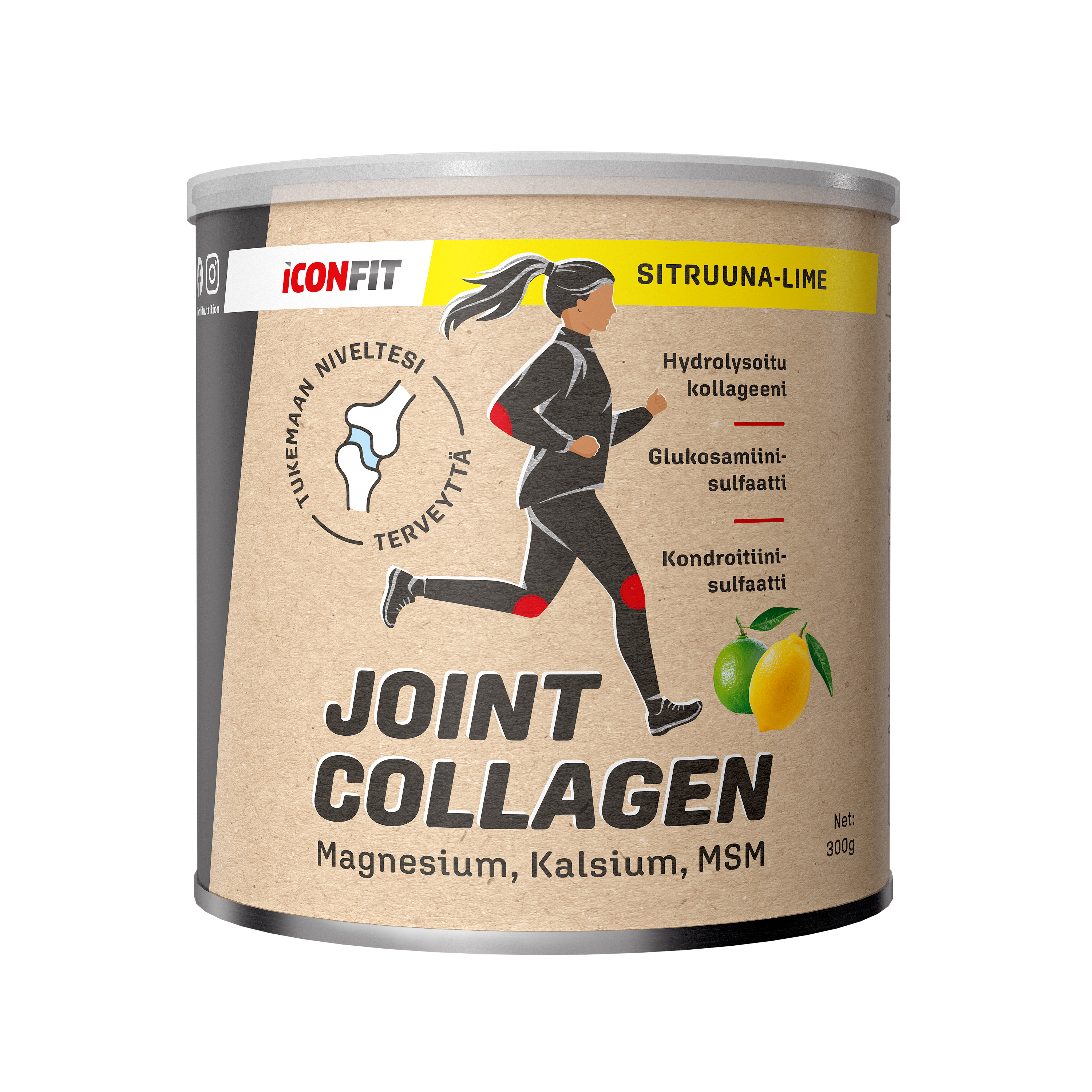 Iconfit Joint Collagen Sitruuna-Lime 300g