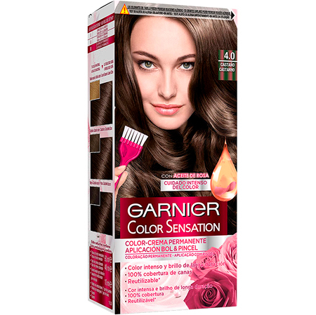 Garnier Color Sensations Hiusväri - 4.0 Kastanja