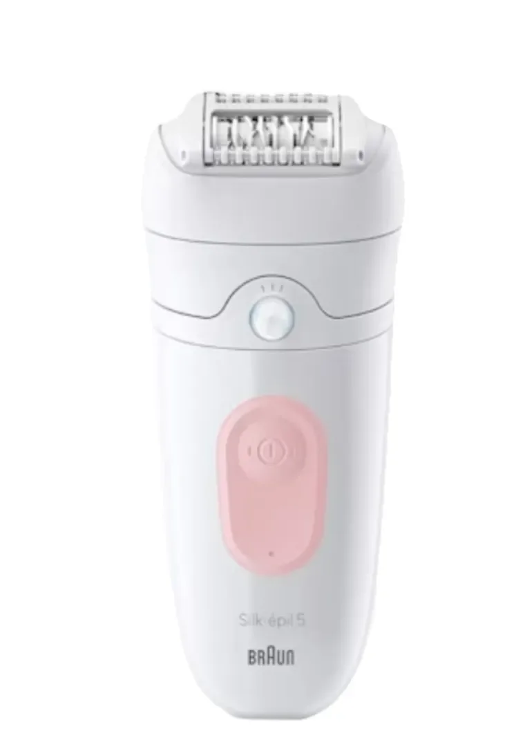Braun Silk-épil 5 5-000 valkoinen ja vaaleanpunainen