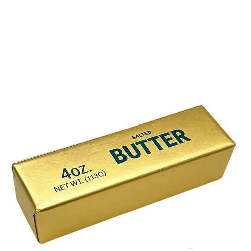 Squeeze Butter Gold Edition Squishy Toy – 14 × 4 × 4 cm – 113 g