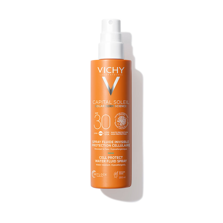 Vichy Capital Soleil Cell Protect SPF30+ aurinkosuojasuihke 200 ml