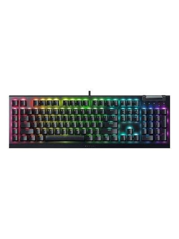 Razer BlackWidow V4 X -näppäimistö, keltainen, musta, kytkin