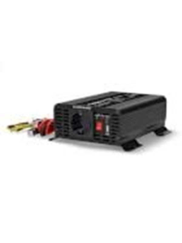 Nedis Invertteri Puhdas Siniaalto | Tulojännite: 12 V DC | Laitteen lähtövirran liittimet: Type F (CEE 7/3) / USB-A / 1x USB-CTM | 230 V AC 50 Hz | 300 W | Lähtöliitännän huipputeho: 600 W | Ruuviliitin | Puhdas siniaalto | Sulake | Musta