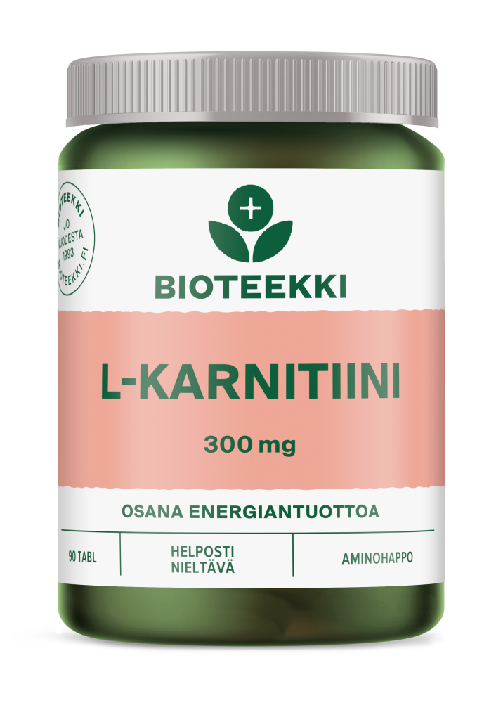 Bioteekki L-Karnitiini 90 tabl