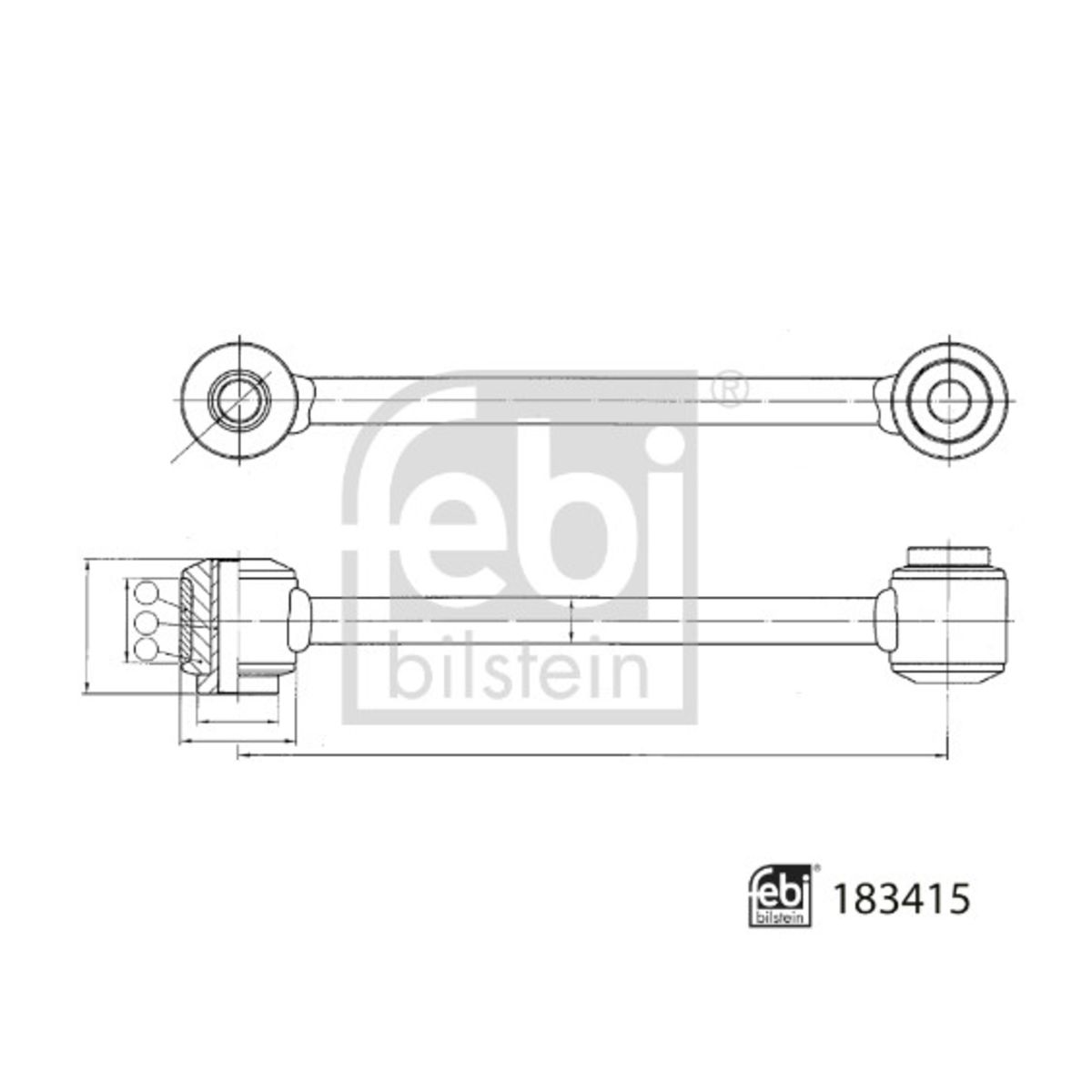 Tanko, kallistuksenvaimennin FEBI BILSTEIN 183415