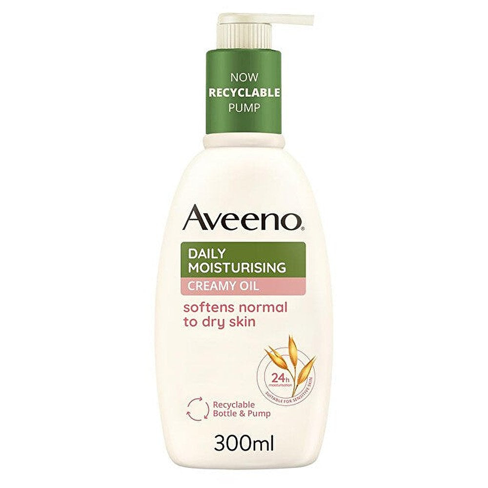 Aveeno Daily Moisturizing Creamy Oil Kosteuttava kasvovoide - 300 ml