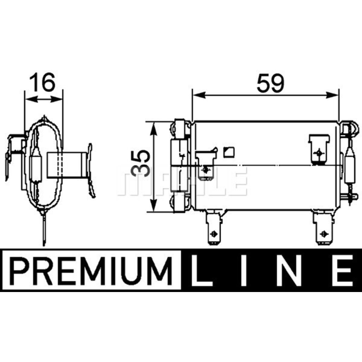 Vastus, sisäilmantuuletin MAHLE ABR 14 000P
