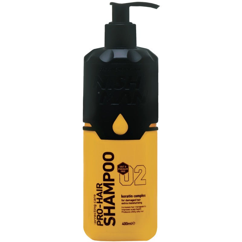 Nishman Correcting Care 02 Keratiinikompleksi-shampoo 400 ml