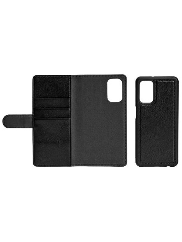 Essentials Samsung A32 5G PU wallet, detachable,3 cards,Black