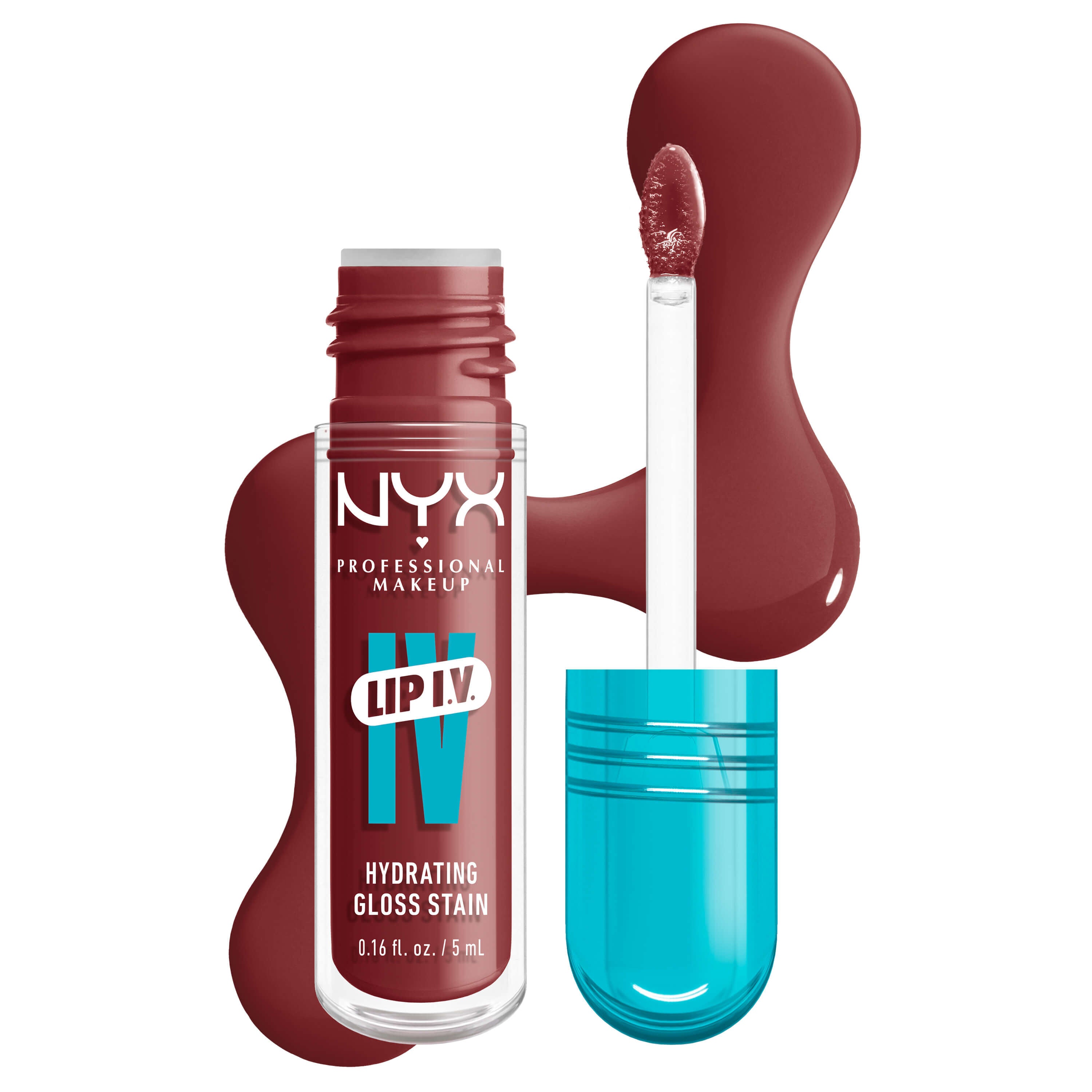 NYX Professional Makeup IV Pitkäkestoinen Kosteuttava Huulikiilto Väri 08 - DRIPPIN' IN ROSE 5 ml