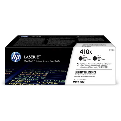 HP HP 410X Värikasetti musta 2 pakkaus CF410XD Vastaa: N/A