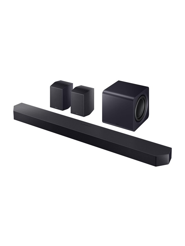Samsung HW-Q990H 11.1.4 Dolby Atmos soundbar -äänijärjestelmä, langattomalla subwooferilla, Titan Black