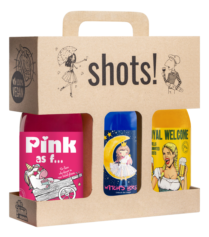 LaQ Lahjapakkaus suihkugeelit unisex Stardust 3x500 ml