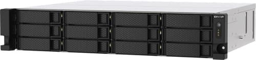 Qnap Ts-1273au-rp-8g Nas- Ja Tallennuspalvelimet Teline ( 2u ) Ryzen Embedded V1500b 8 Gb Ddr4 0 Tb Qnap Qts Alumiini, Musta