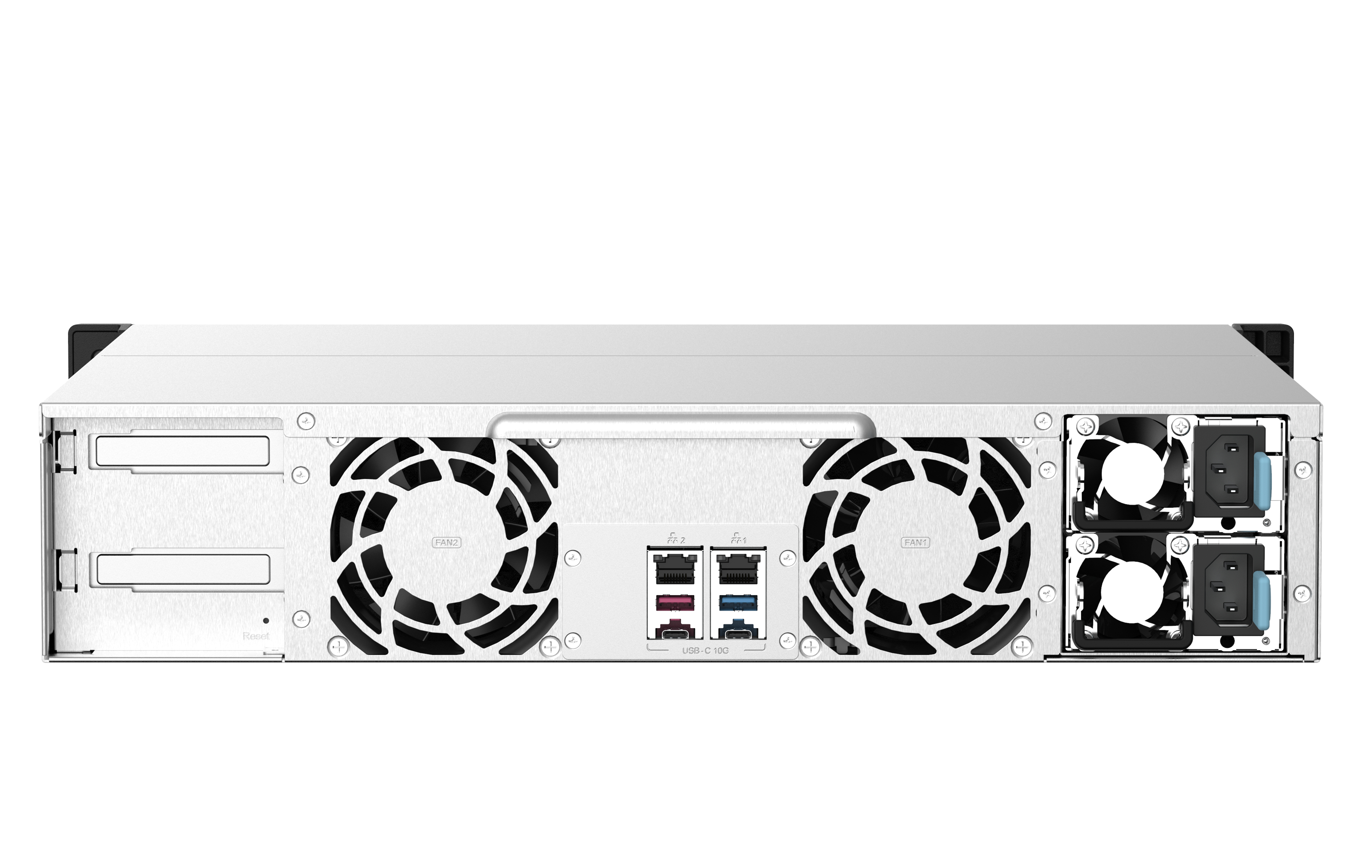 Qnap Ts-1273au-rp-8g Nas- Ja Tallennuspalvelimet Teline ( 2u ) Ryzen Embedded V1500b 8 Gb Ddr4 0 Tb Qnap Qts Alumiini, Musta