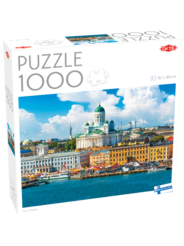 Tactic 1000 pcs puzzle: View of Helsinki