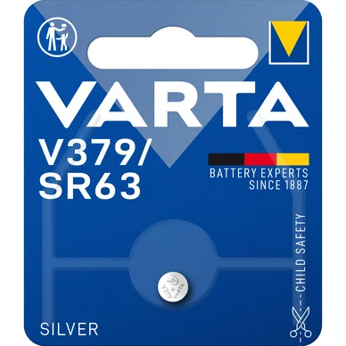 Varta Varta V379/SR63 hopeinen nappiparisto - 1 kpl 379101401 Vastaa: N/A