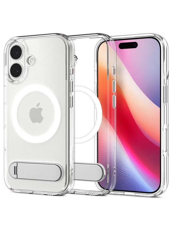 Spigen ACS09981, Suojus, Apple, iPhone 17, 16 cm (6.3), Läpinäkyvä, Valkoinen