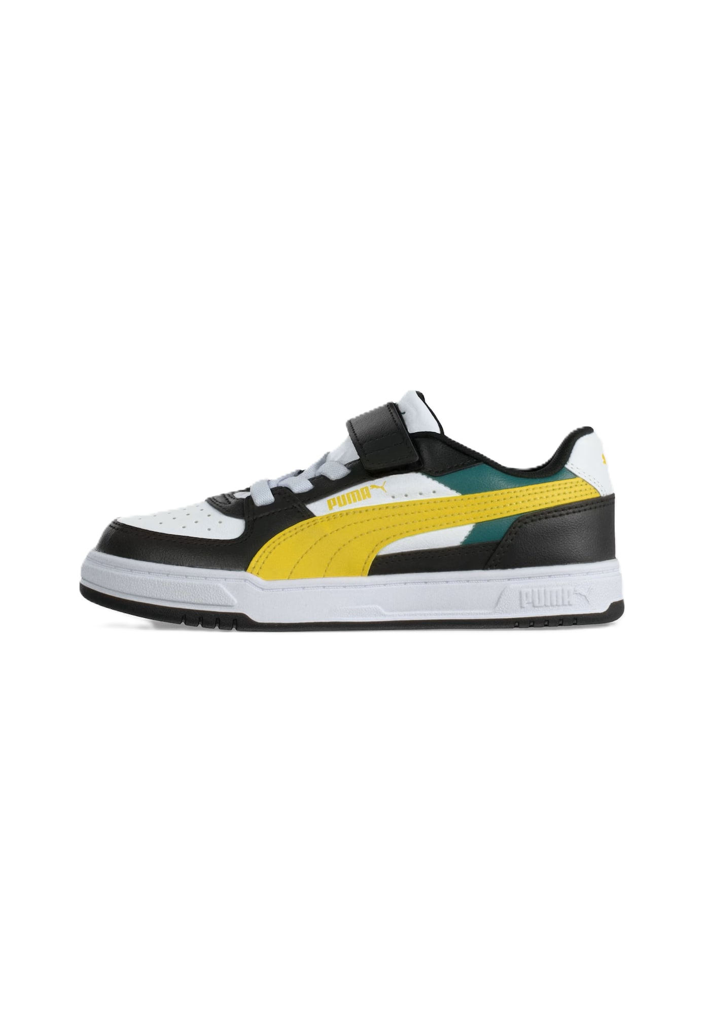 PUMA Tennarit 'Caven III' keltainen / jade / musta / valkoinen