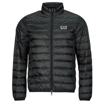 EA7 Emporio Armani Talvitakki musta / valkoinen
