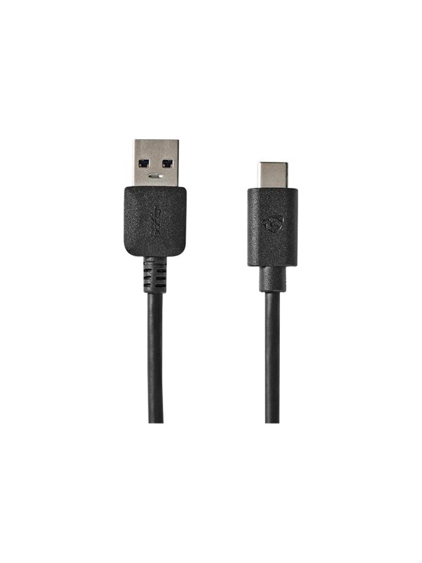 Nedis USB kaapeli | USB 3.2 Gen 2 | USB-A Uros | USB-CTM Uros | 60 W | 10 Gbps | Niklattu | 1.00 m | Pyöreä | PVC | Musta | Laatikko