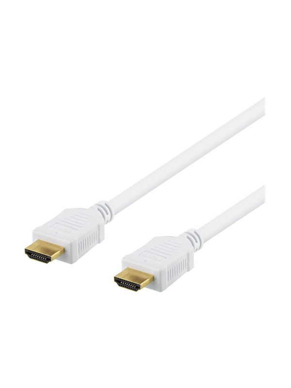 DELTACO High-Speed HDMI -kaapeli, 15m, Ethernet, 4K UHD, valk.
