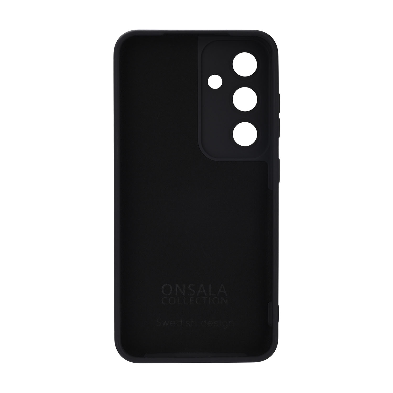 ONSALA Phone Case Samsung S25 5G Back Silicone Touch Black