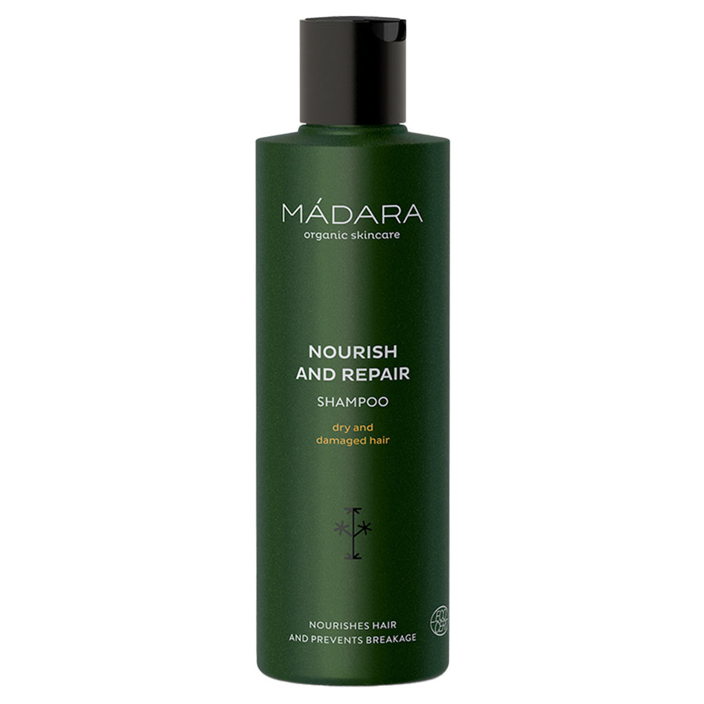 Madara Nourish & Repair shampoo kuiville ja vaurioituneille hiuksille 250ml