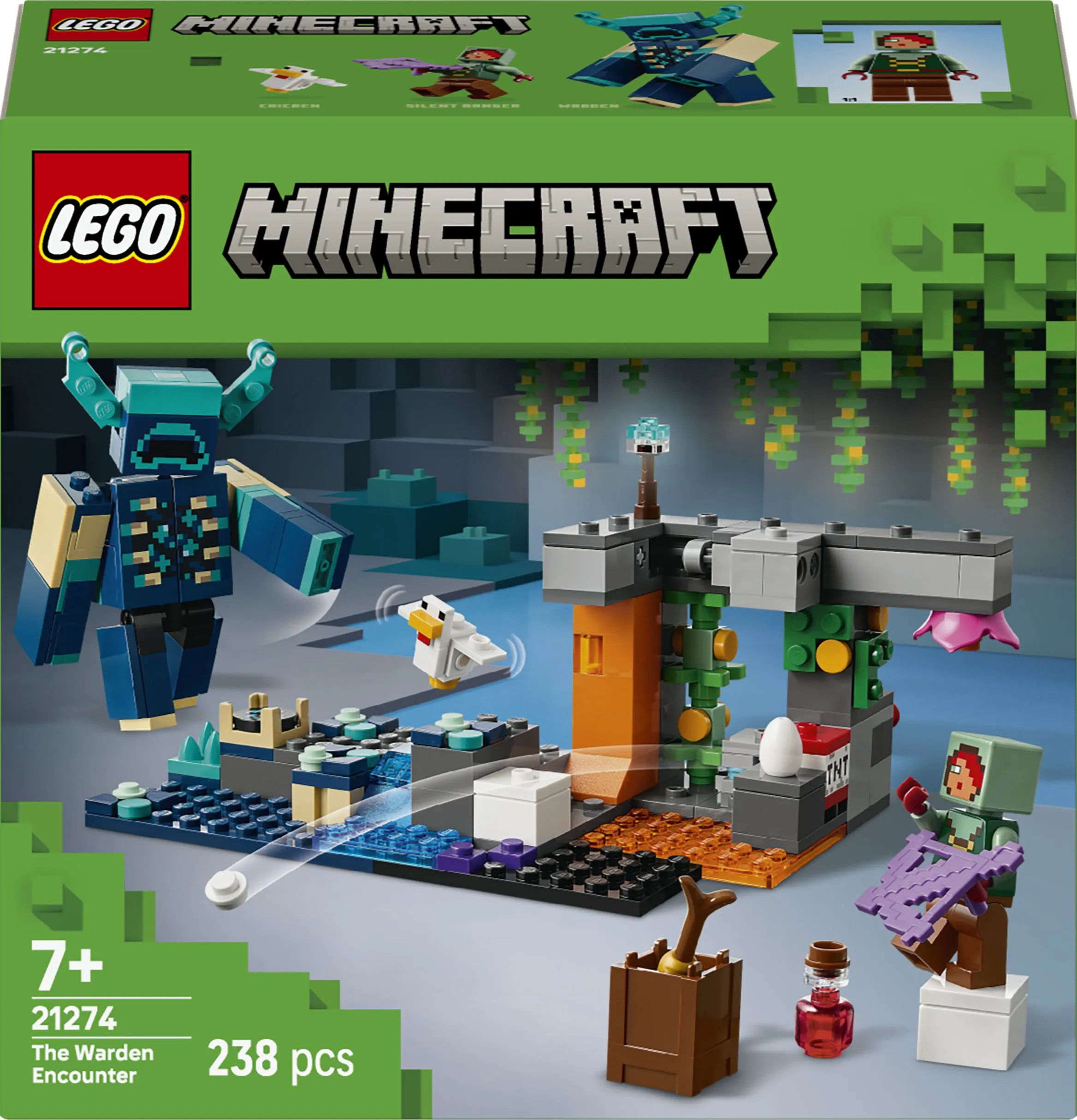 LEGO Minecraft 21274 Vartijan kohtaaminen