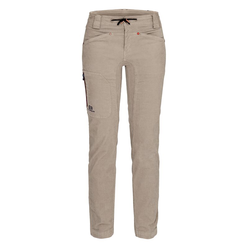 Elevenate W Après Cord Pants Vintage Khaki - M