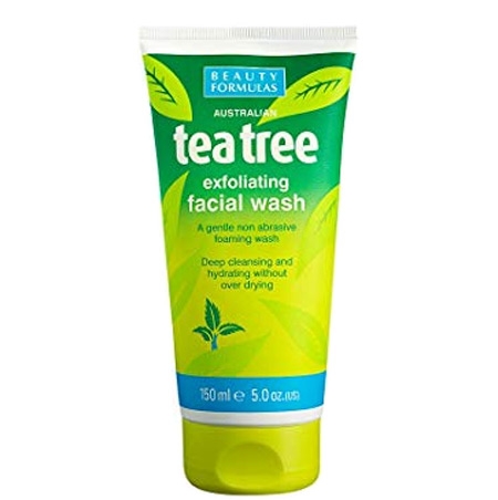 Beauty Formulas Tea Tree Exfoliating Facial Cleanser - 150 ml