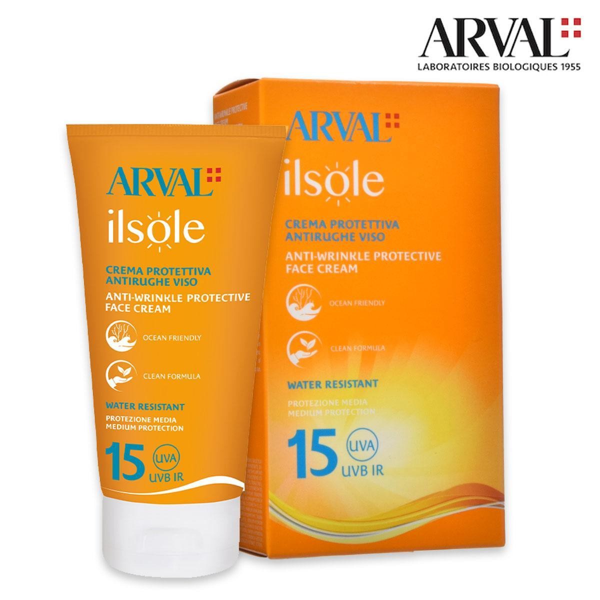 Arval Aurinko - Ryppyjä Ehkäisevä Suojavoide Kasvoille 50 Ml Spf15