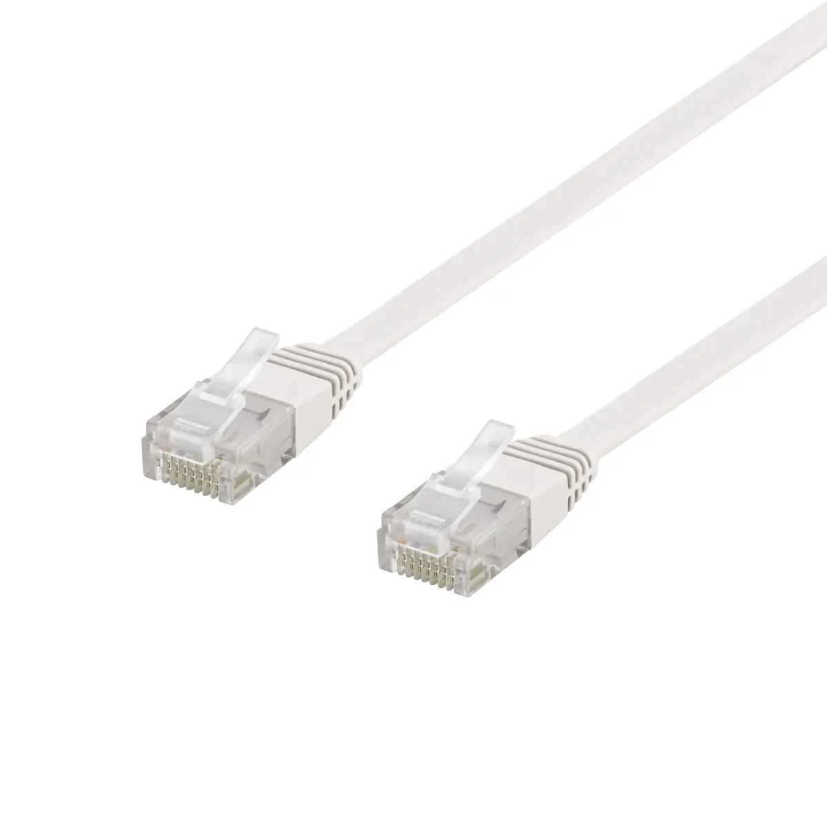 Deltaco Tp-615v-fl Rj-45 Cat 6 15m Valkoinen