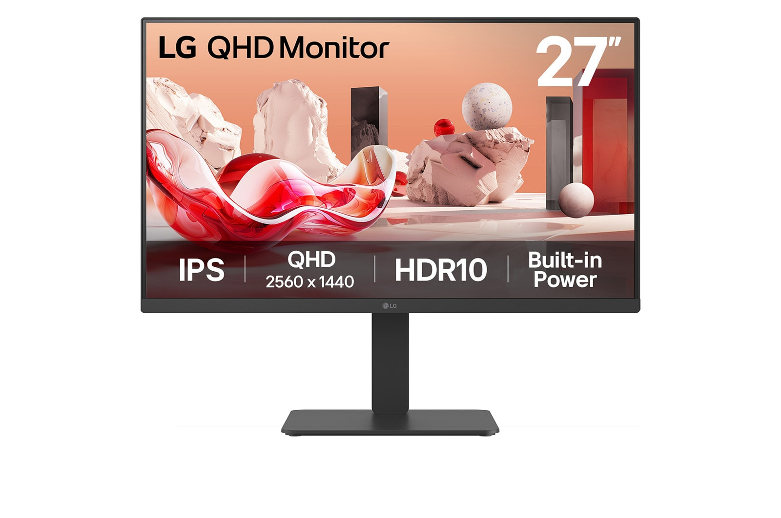 LG 27BA54QB-B 27" QHD, IPS -näyttö