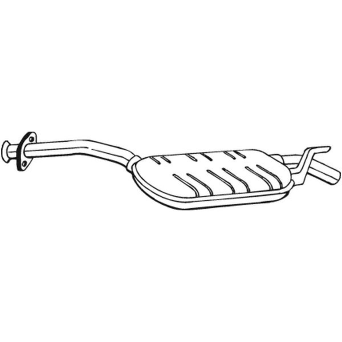 Keskiäänenvaimentaja BOSAL 175-175